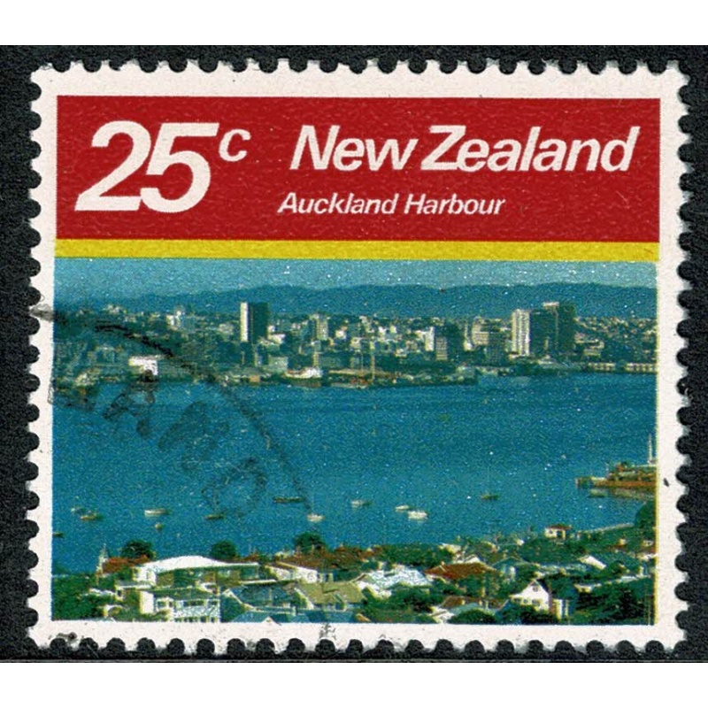 New Zealand. 1980 Large Harbours 25c. Fine Used. SG 1221.