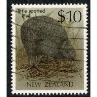 New Zealand. 1988-95 Definitive issue $10 Little Spotted Kiwi.  Good used. SG 1297