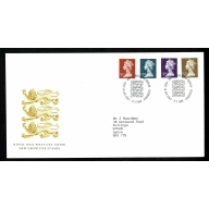 1999 £1.50, £2, £3, £5 small format High Values (Enschede). Philatelic Bureau  FDI Handstamp. 9th March 1999