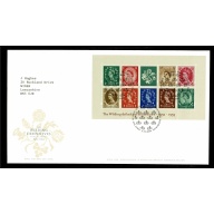 2002 50th Anniversary Wilding Definitives (1st). Tallents House FDI Handstamp. 5th December 2002