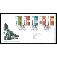 2002 150th Anniv of the Pillar Box. Tallents House FDI Handstamp. 8th October 2002.