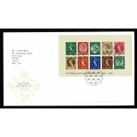 2002 50th Anniversary Wilding Definitives (1st). Tallents House FDI Handstamp. 5th December 2002