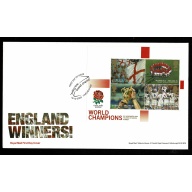 2003 Rugby World Cup Victory. Twickenham Handstamp 19th December 2003