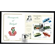 2003 Transports of Delight. Miniature Sheet. Cotswold FDC. Pollock's Toy Museum Special Handstamp.