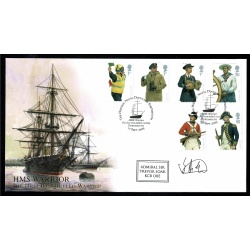 2009 Naval Uniforms. Limited Edition FDC signed by Admiral Soar, C in C Fleet