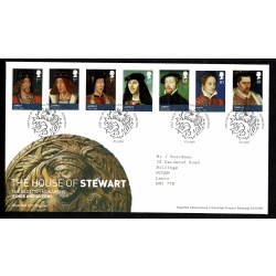 Pair of Covers. 2010 House of Stewart. Set of 7 values & Miniature Sheet. Tallents House FDI Handstamp 23rd March 2010