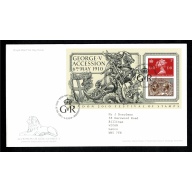 Pair of Covers. 2010 George V Accession Miniature Sheets 1 & 2. Tallents House FDI Handstamps