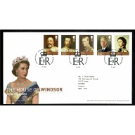 Pair of Covers. 2012 House of Windsor. Set of 5 values & Miniature Sheet. Tallents House FDI Handstamp 2nd February 2012