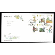 3 Covers. 2012 Roald Dahl. Set of 6 values,  Miniature Sheet & Prestige Book s/t pane. Tallents House FDI Handstamp. 10th January 2012