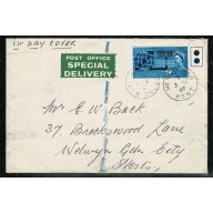 1963 COMPAC ord). Plain cover with handwritten address.