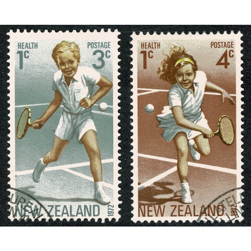 New Zealand. 1972 Health Stamps. Set of 2 values. Fine used. SG 986-988.