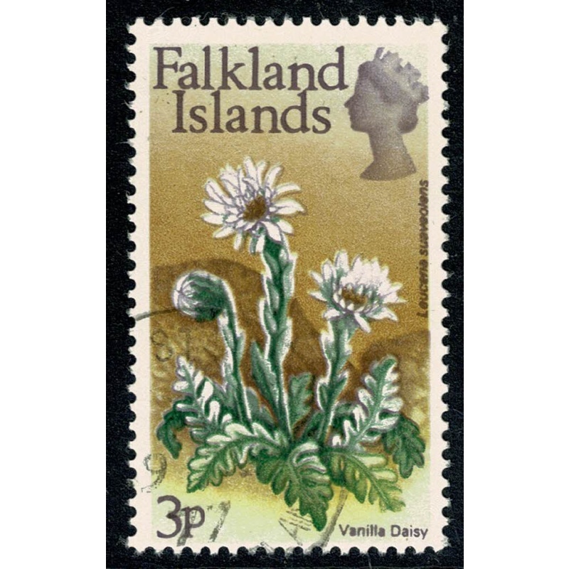 Falkland Islands. 1972 Flowers. Decimal issue. 3p Fine used. Wmk sideways. SG 281