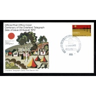 Australia. 1972 Centenary of Overland Telegraph. FDC 22nd August 1972.