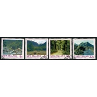 New Zealand. 1975 Forest Park Scenes. Set of 4 values. Fine used. SG 1075-1078