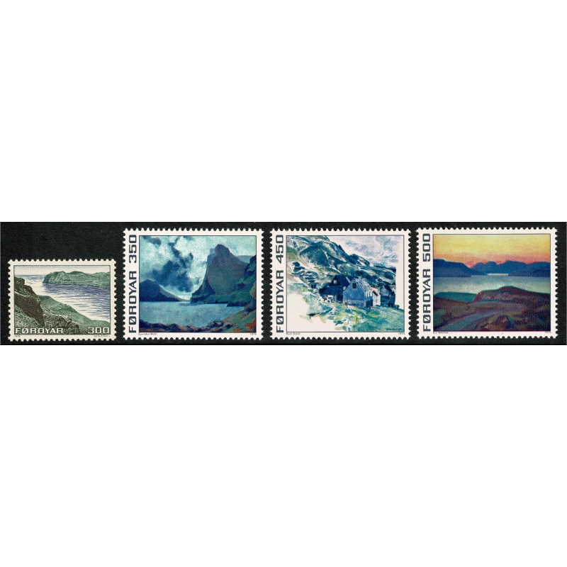 Faroes. 1975 Maps & Views. Set of 14 values. Unmounted Mint. SG 6-19