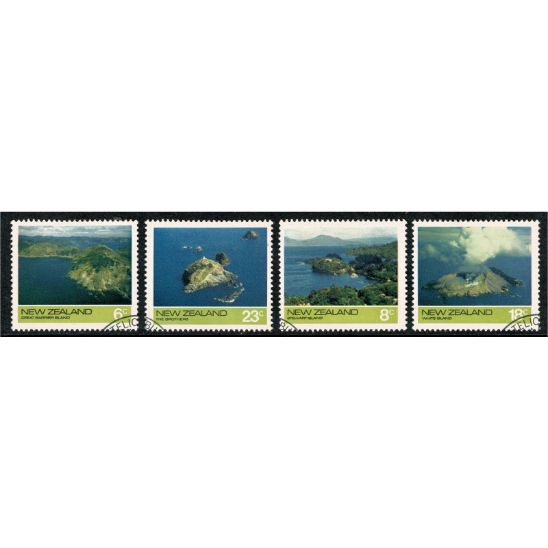 New Zealand. 1974 Off-shore Islands. Set of 4 values. Fine used. SG 1061-1064