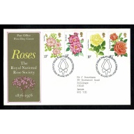 1976 Royal National Rose Society. Philatelic Bureau FDI Handstamp. 30th June 1976