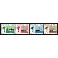 Faroes. 1977 Faroese Fishing Vessels. Set of 4 values. Unmounted Mint. SG 23-26