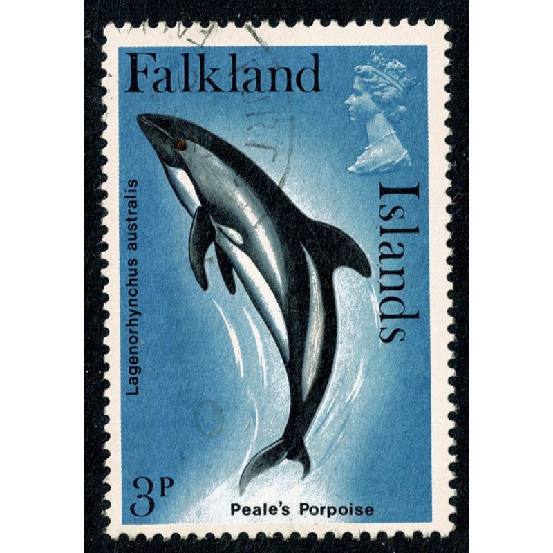 Falkland Islands. 1980 Dolphins 3p Fine Used. SG 368