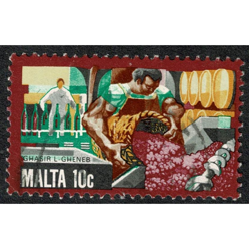 Malta. 1981 History of Maltese Industry. 10c Fine used. SG 675