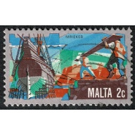 Malta. 1981 History of Maltese Industry. 2c Fine used. SG 669