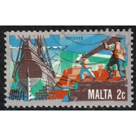 Malta. 1981 History of Maltese Industry. 2c Fine used. SG 669