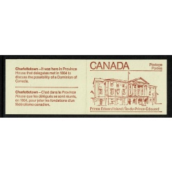 1983 50c Provincial Legislature Buildings. Set of 10 booklets. Indian red on cream covers. SB91