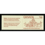 1983 50c Provincial Legislature Buildings. Set of 10 booklets. Indian red on cream covers. SB91