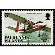 Falkland Islands. 1983 Bicententenary of Manned Flight 5p Fine Used. SG 463