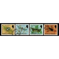 Falkland Islands. 1984-86 Insects and Spiders issue. Fine used set of 15. SG 469A-483A