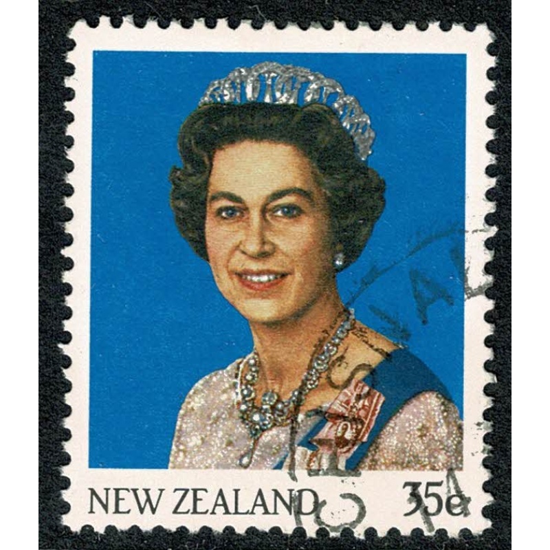 New Zealand. 1985 Queen Elizabeth II 35c.  Fine used single. SG 1371