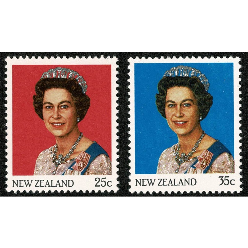 New Zealand. 1985 Queen Elizabeth II. Set of 2 values. SG 1370-1371