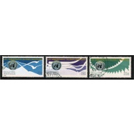 Malta. 1985 40th Anniversary of U.N. Fine Used set of 3 values. SG 764-766