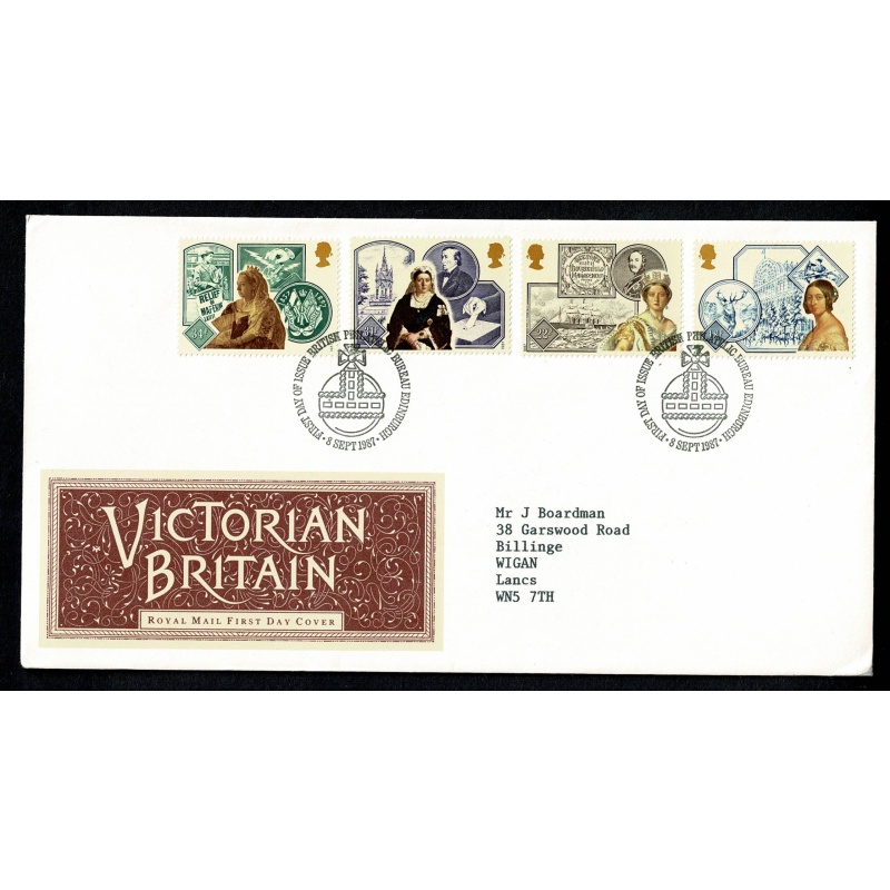 1987. Queen Victoria Accession. Philatelic Bureau FDI Handstamp. 8th September 1987