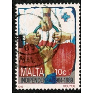 Malta. 1989 25th Anniversary of Independence. 10c Fine used. SG 845