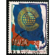 Malta. 1989 25th Anniversary of Independence. 2c Fine used. SG 842