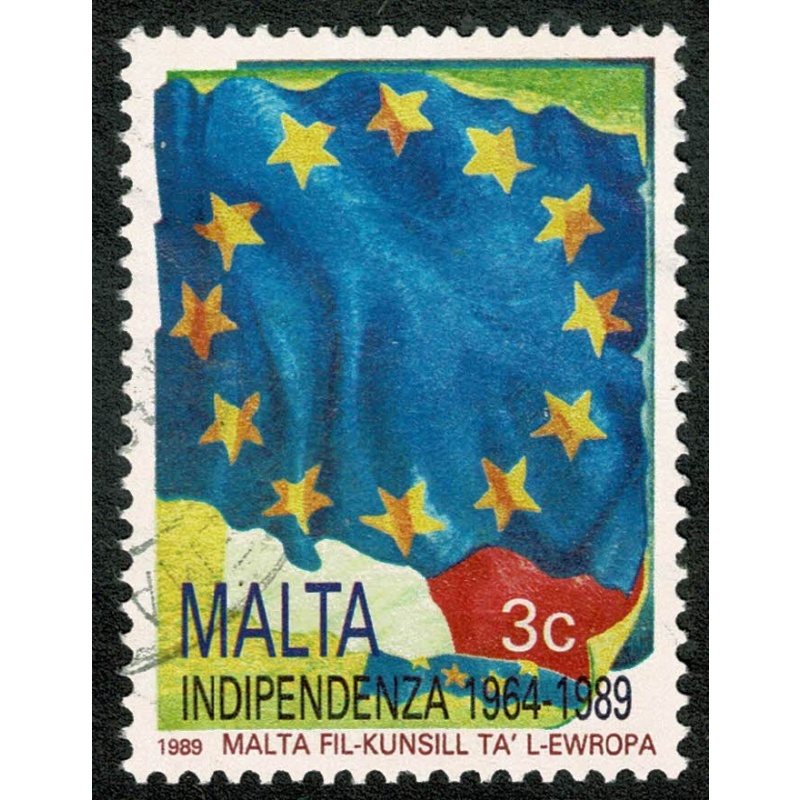 Malta. 1989 25th Anniversary of Independence. 3c Fine used. SG 843