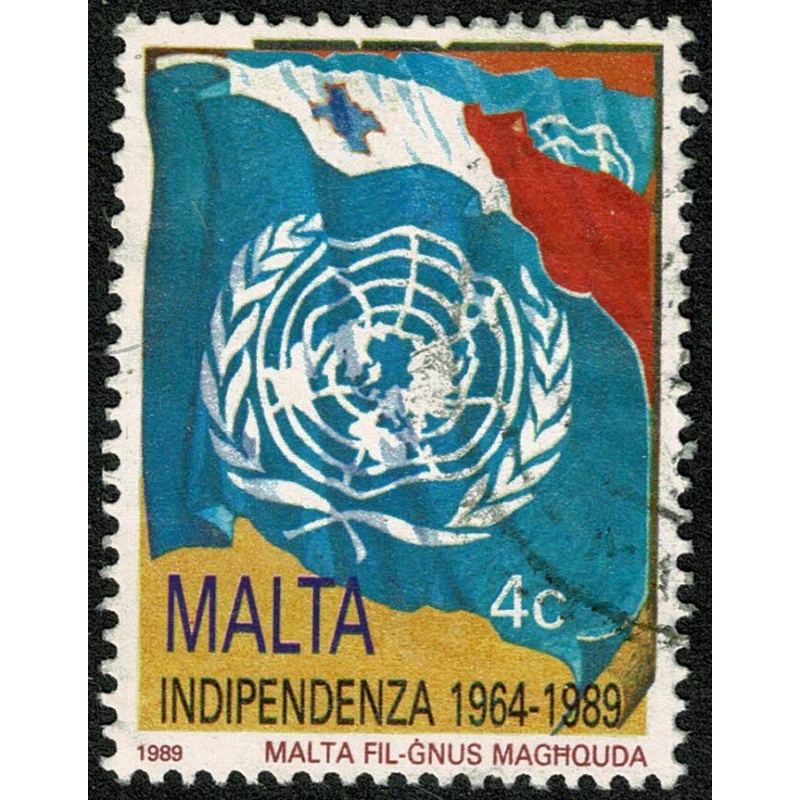 Malta. 1989 25th Anniversary of Independence. 4c Fine used. SG 844