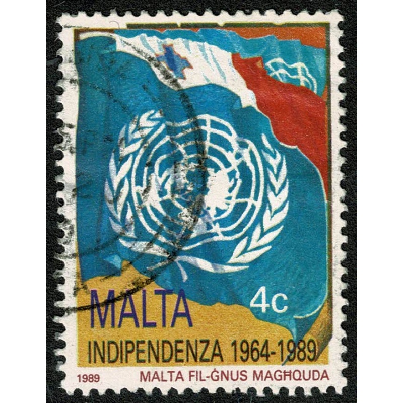 Malta. 1989 25th Anniversary of Independence. 4c Fine used. SG 844