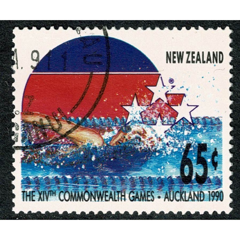 New Zealand. 1989 Commonwealth Games. 65c. Fine used single. SG 1534