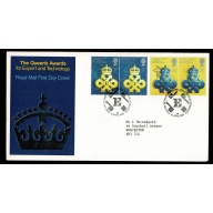 1990 Queen's Award. Philatelic Bureau FDI Handstamp.