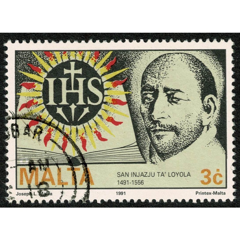 Malta. 1991 Religious Commemorations. 3c Used. SG 890