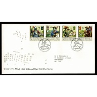 1992 350th Anniv The Civil War. Philatelic Bureau FDI Handstamp.