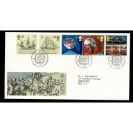 1992 Europa: International Events. Philatelic Bureau FDI Handstamp.