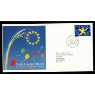 1992 Single European Market. Philatelic Bureau FDI Handstamp.