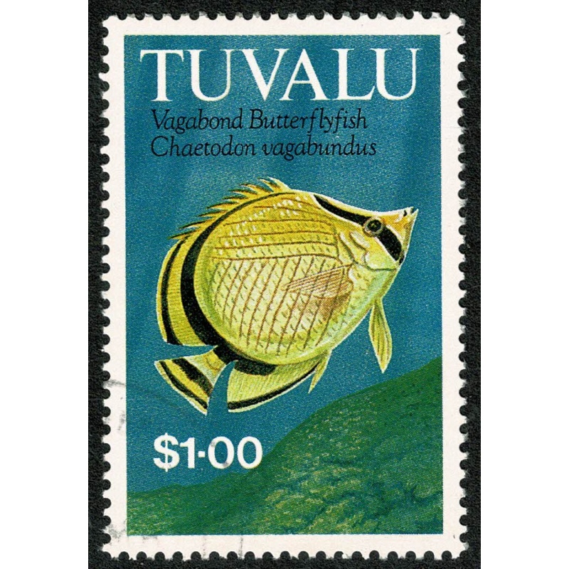 1992 Fish. $1. Fine used single. SG 644