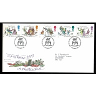 1993 Inland Christmas. Philatelic Bureau FDI Handstamp.