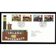 1993 Inland Waterways. Philatelic Bureau FDI Handstamp.