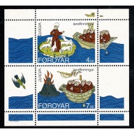 Faroes. 1994 Europa Miniature Sheet.  Unmounted Mint. SG MS255