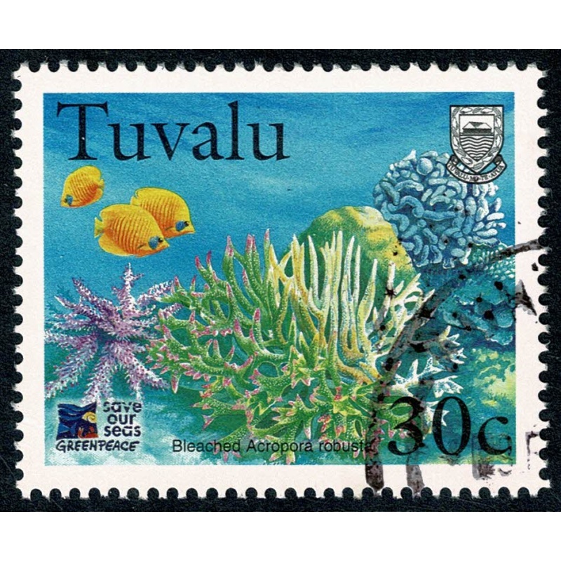 Tuvalu. 1998 Coral Reef Life 30c. Used single. SG 823